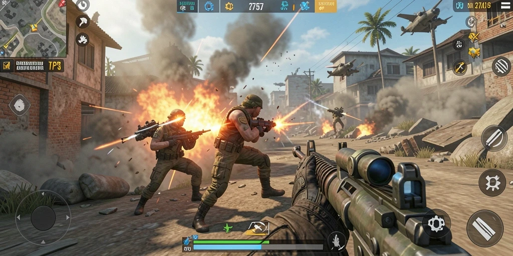Gameplay seru dari pertempuran di 2757.