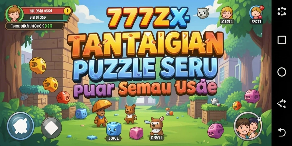 Tampilan gameplay seru dari 777ZX dengan berbagai teka-teki menantang.