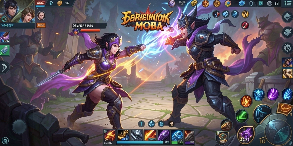 Tampilan gameplay menarik dalam DEWI567 yang penuh aksi dan strategi.