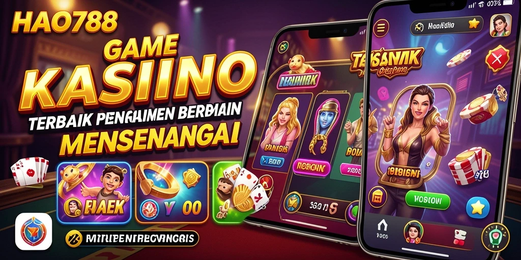 Screenshot HAO788 menampilkan permainan Kasino yang seru.