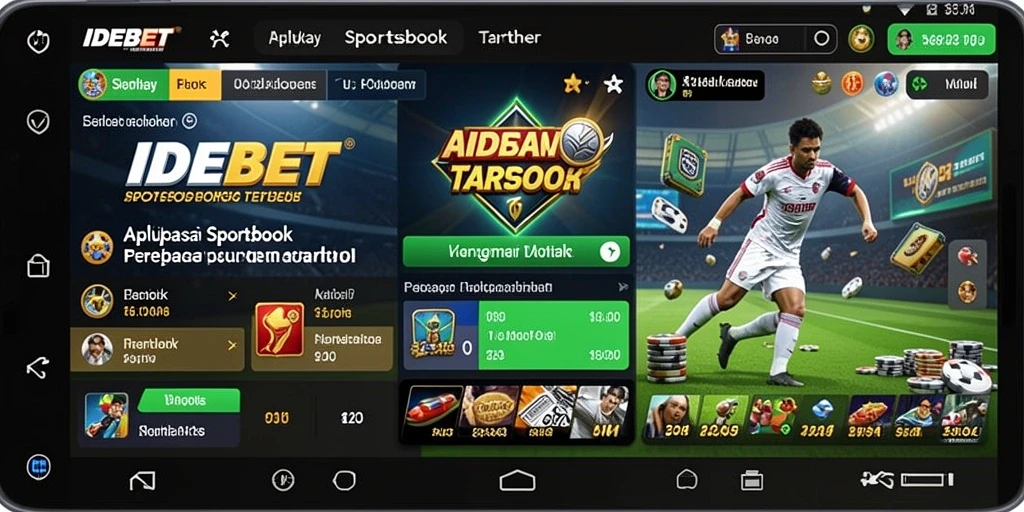 Screenshot gameplay IDEBET menampilkan taruhan olahraga yang seru.