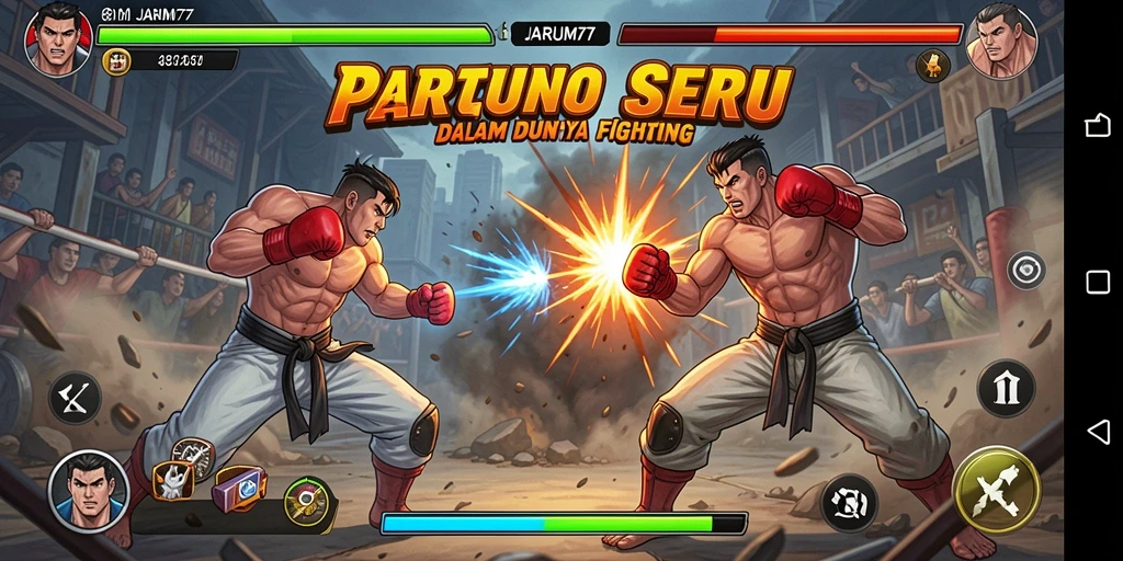 Tampilan gameplay seru dan menegangkan di JARUM77.