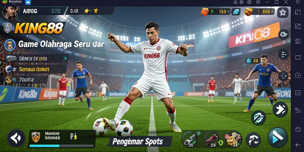 Gameplay seru KING88 dengan aksi olahraga menarik.