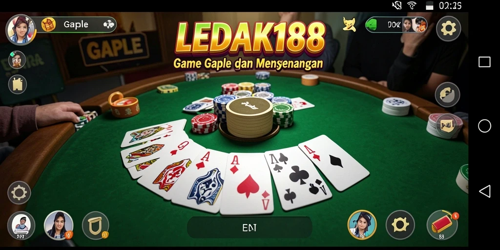 Tampilan gameplay LEDAK188 dengan antarmuka yang menarik.