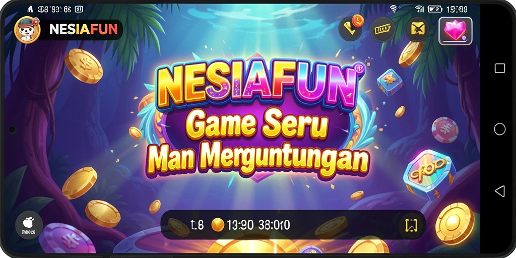 Menampilkan gameplay seru dari NESIAFUN dengan tema Slot menarik.