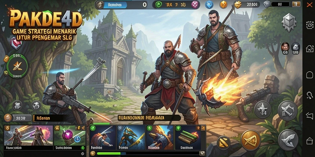 Gameplay menegangkan dengan strategi taktis di PAKDE4D.