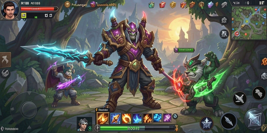 Gameplay menarik dengan aksi pertempuran dinamis di RI188.