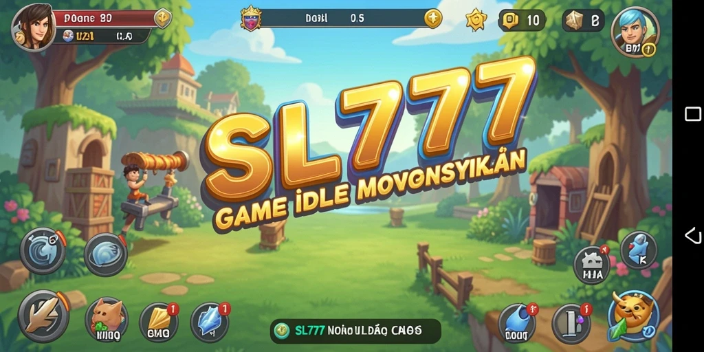 Tampilan gameplay SL777 yang menyenangkan dan penuh warna.