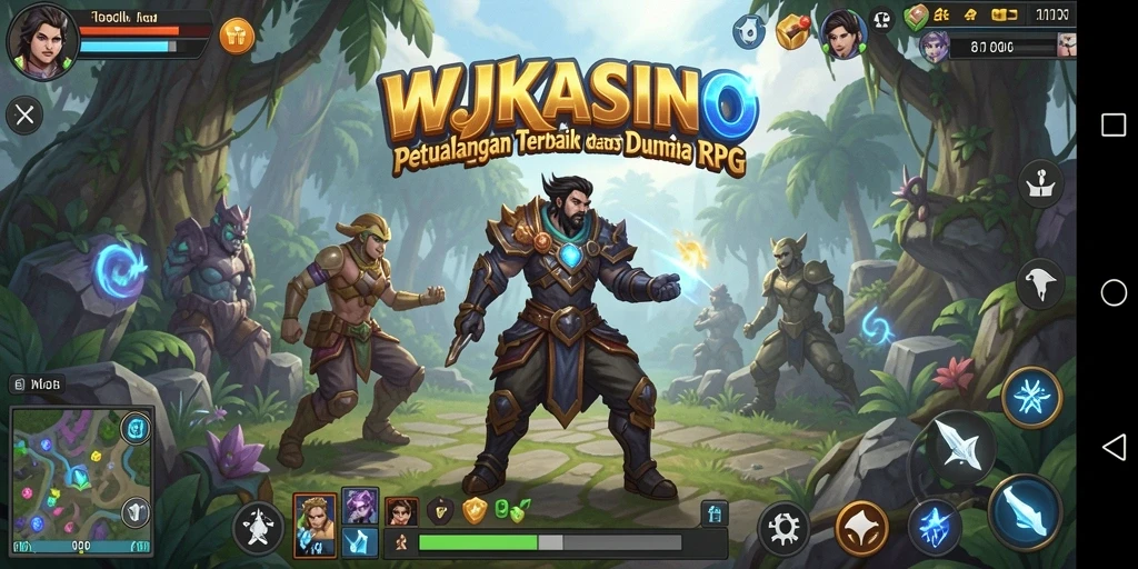 Tampilan dramatik gameplay RPG di WJKASINO.